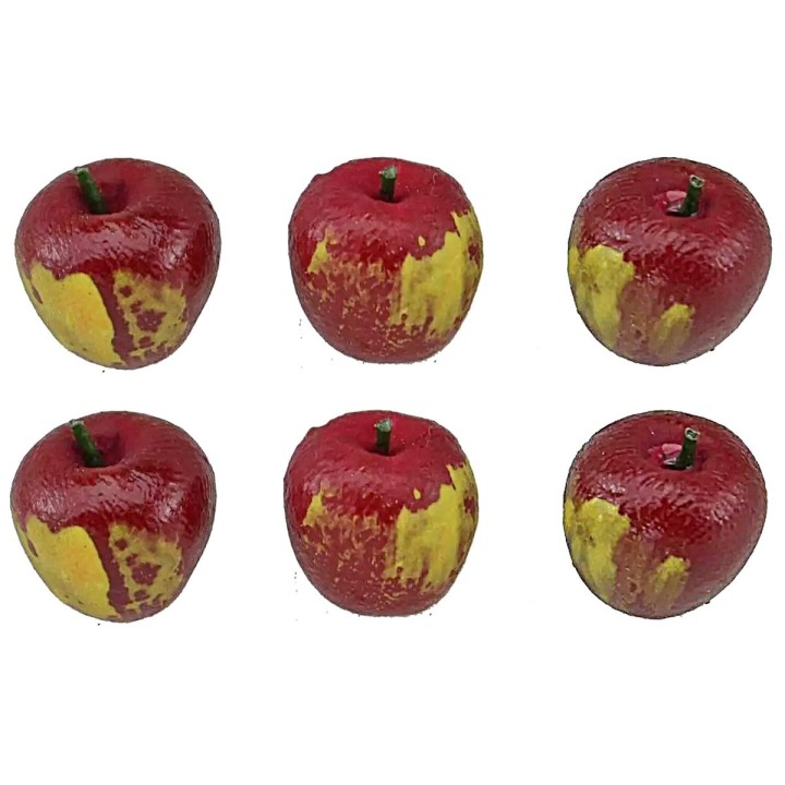 Set 6 mele rosse mature
