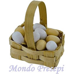 Cesto cm 2,5 con uova
