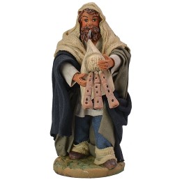 Zampognaro 12 cm in terracotta Lux