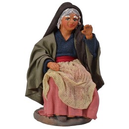 Seated woman talking series12 cm