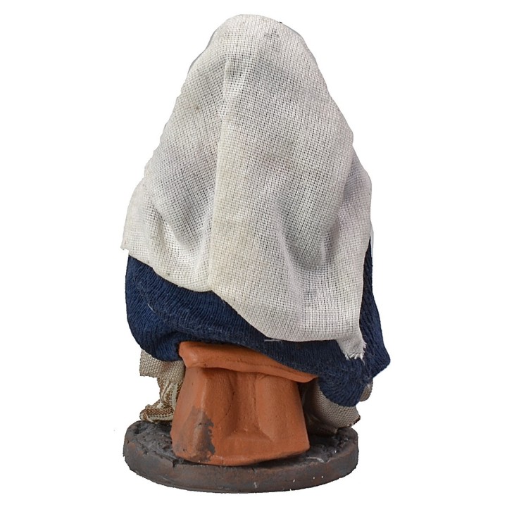 Madre sentada con niño serie 12 cm