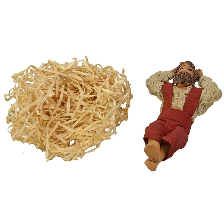 Dormiente su paglia serie 12 cm