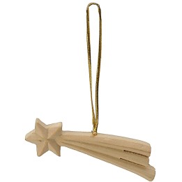 Wooden comet to hang cm 8x0,7x2 h