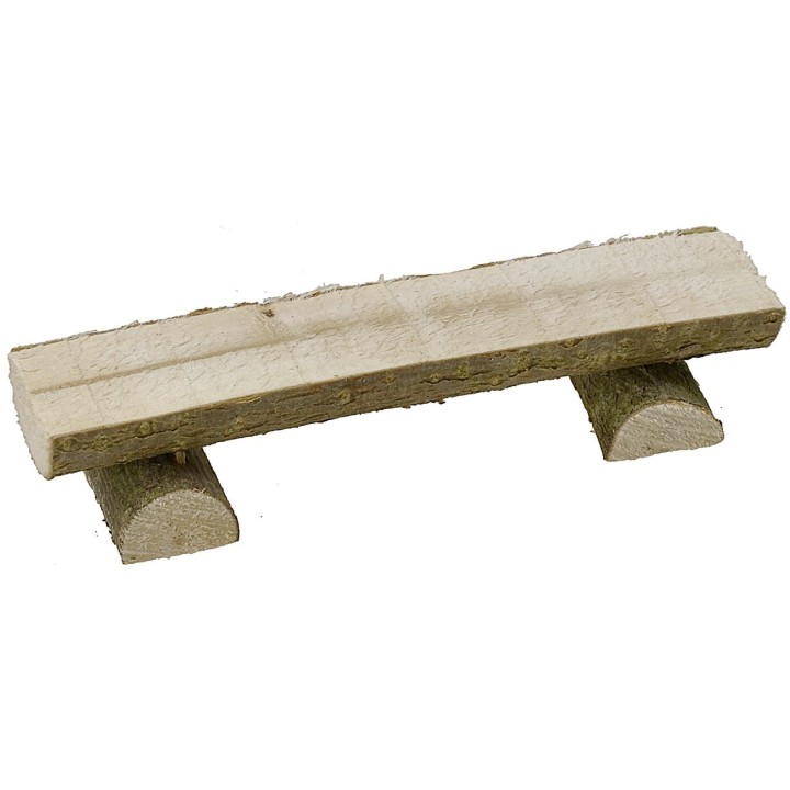 Panchina di tronchi cm 10x3,2x2 h