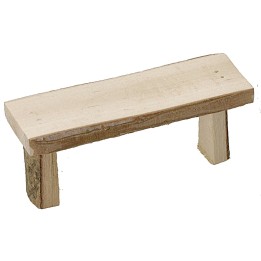 Wooden bench cm 6,3x2x2,5 h