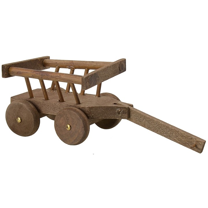Wooden cart 11,5x4,5x4 h