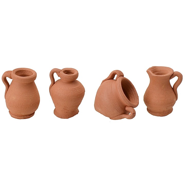 Set of 10 assorted amphorae cm 2.1-2.4 h