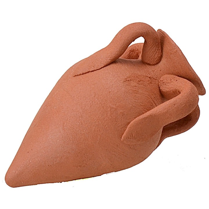 Ánfora de terracota con asas cm 4,7 h