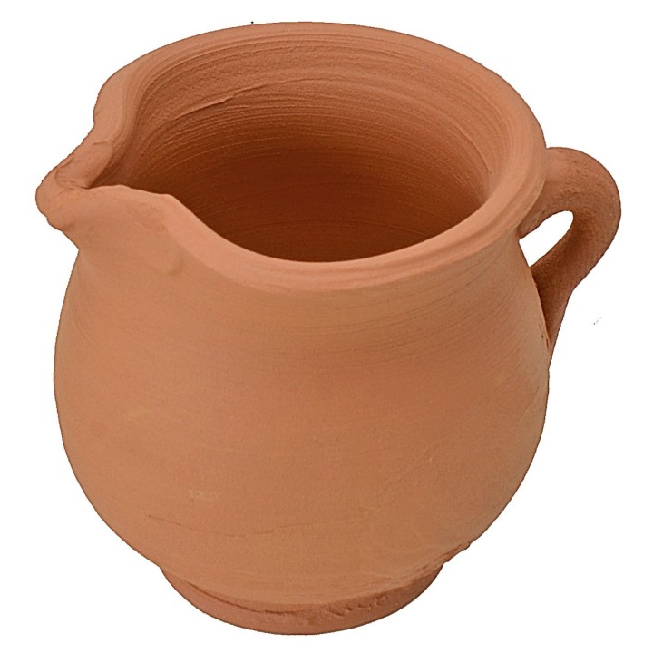 Terracotta jug h 5 cm