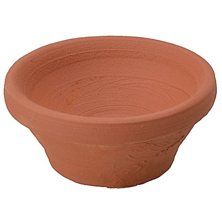 Terracotta pot h 1.8 cm