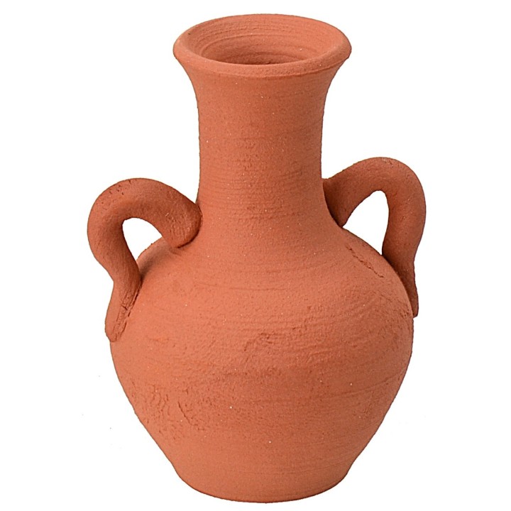 Anfora in terracotta con manici cm 6,3 h