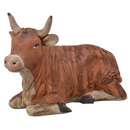 Bue seduto per statue 15 cm