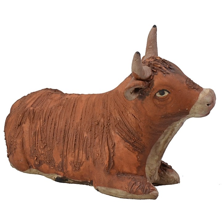 Sitting ox for statues 15 cm