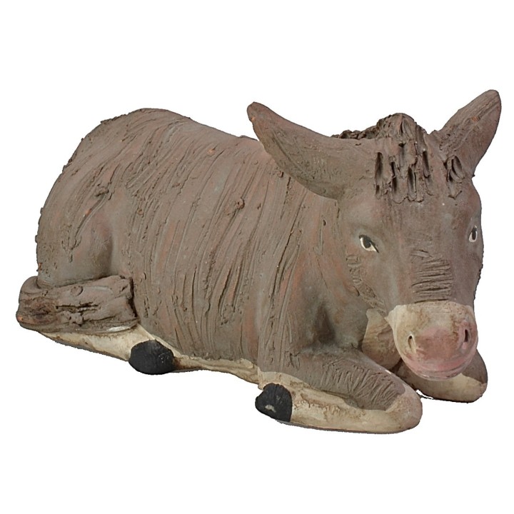 Asino seduto per statue 15 cm
