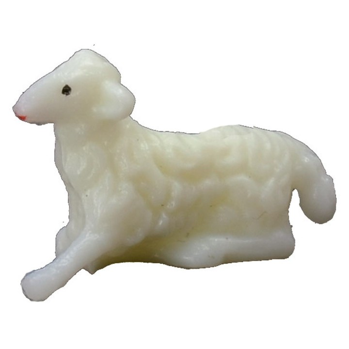 Set of 12 sheep for 4 cm statues