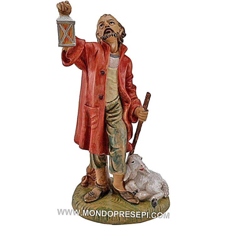 Pastore con lanterna 30 cm Lux Euromarchi
