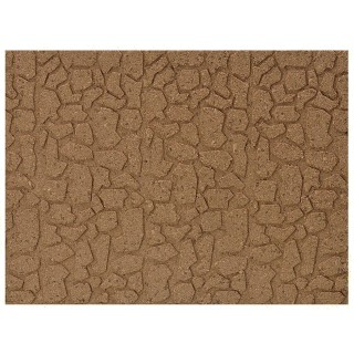 Cork panel with large stones 33x25x1 cm