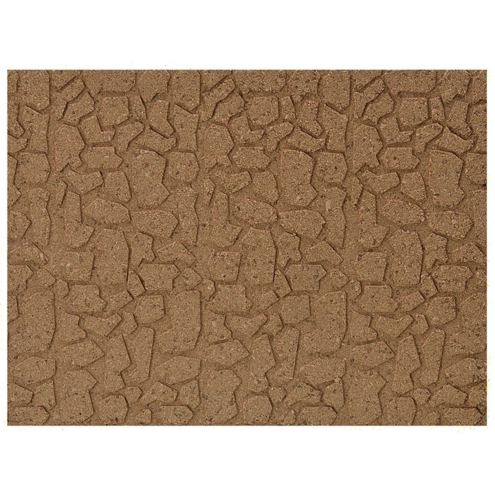 Panel de corcho con piedras grandes de 33x25x1 cm