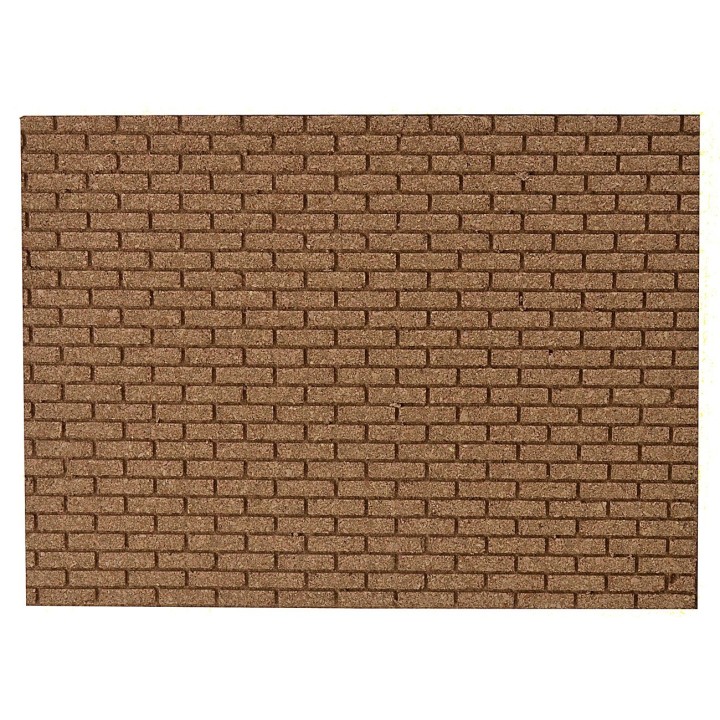 Panel de corcho con ladrillos grandes de 33x25x1 cm