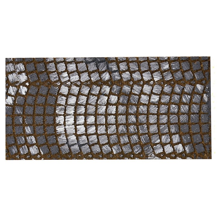Colored cork panel with cobblestones 25x12x1 cm