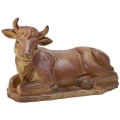 Bue seduto in resina per statue da 40 cm