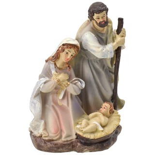 Natività monoblocco in resina cm 10x8x14,5 h