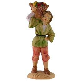 Hombre con cesta de 10 cm en pvc lux