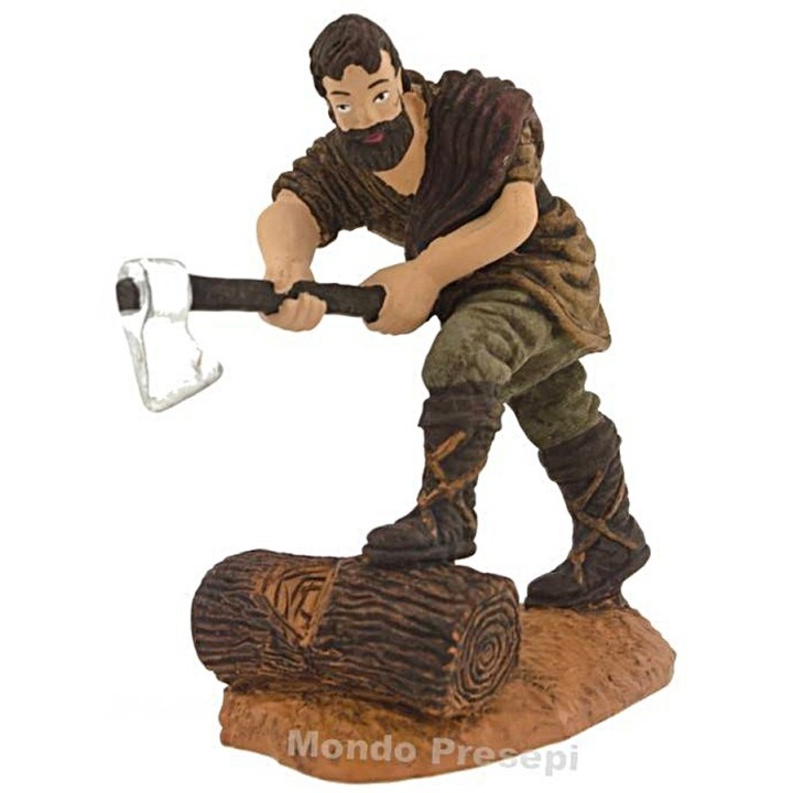Leñador con hacha serie cm 10 Oliver