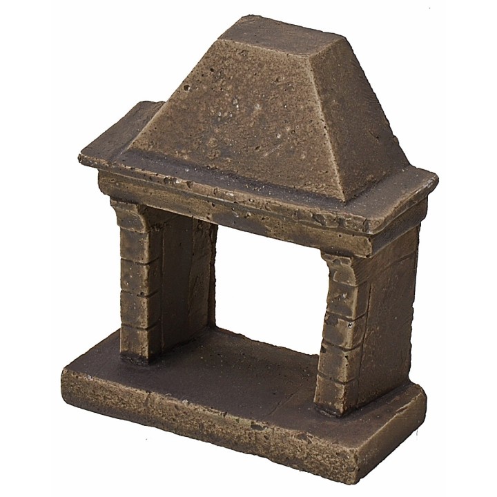 Chimenea de resina cm 7x3,2x8 h