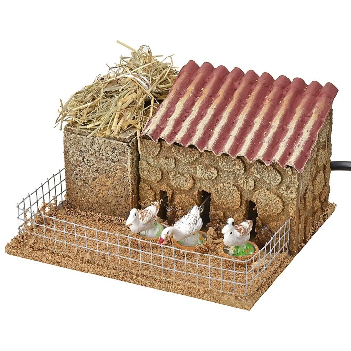 Farmyard ducks in movement cm 14x12x8,5 h