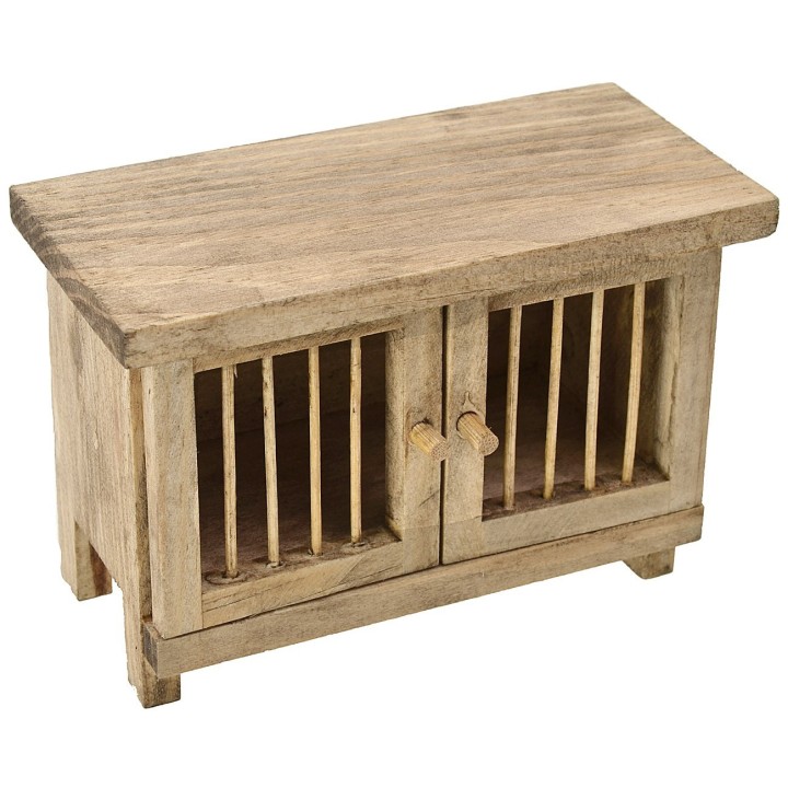 Wooden cage for country animals cm 10x5x7 h.