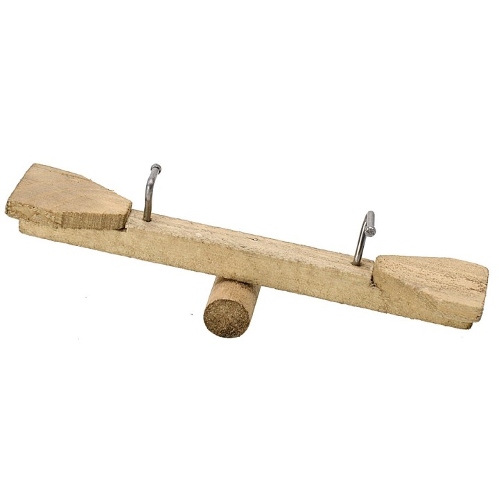 Balancín de madera oscilante cm 10x2,5x3,5 h