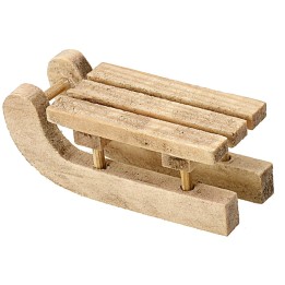 Wooden sled cm 1,7x4x1,8 h