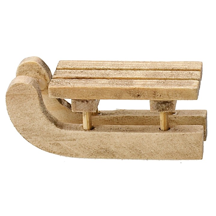 Trineo de madera cm 1,7x4x1,8 h