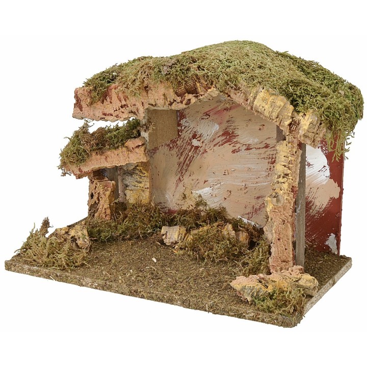 Hut for Nativity scene cm 33x19x24 h