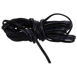 Bobina de 10 metros de cable bipolar negro 0,2x2