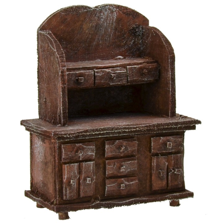 Sideboard in antiqued wood cm 9x5x11 h