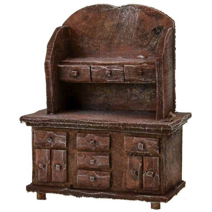Sideboard in antiqued wood cm 9x5x11 h