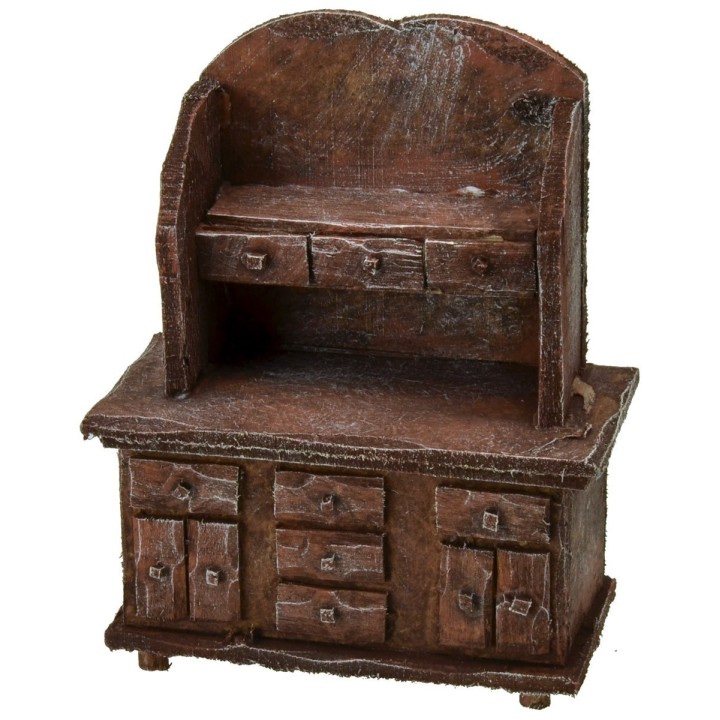 Sideboard in antiqued wood cm 9x5x11 h