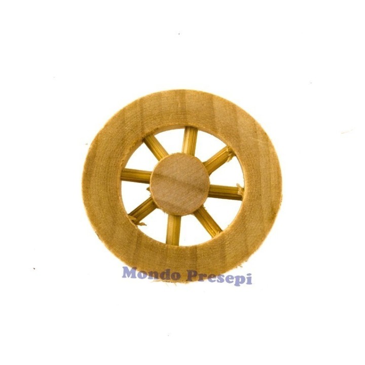 Ruota in legno ø 2,5 Cm