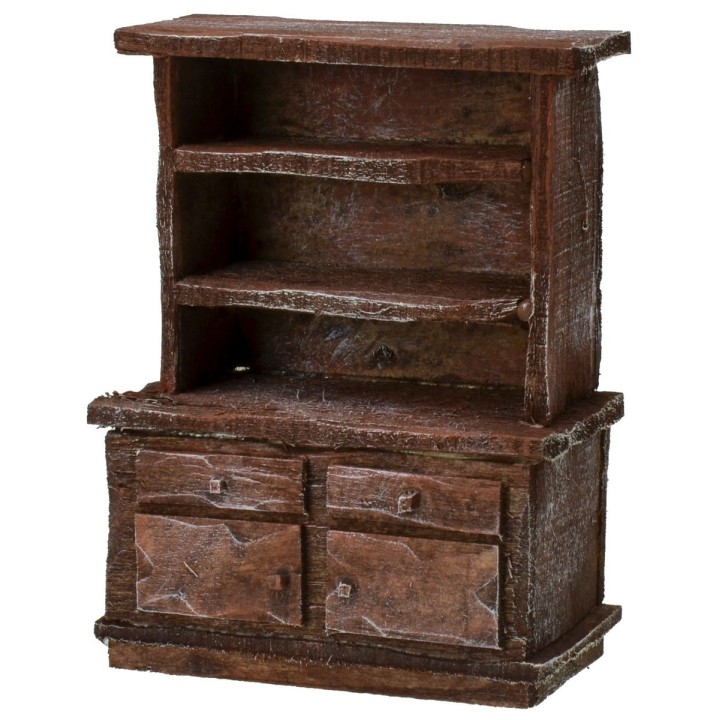 Sideboard in antiqued wood cm 8x5x11 h