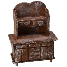 Sideboard in antiqued wood cm 11x6x14 h