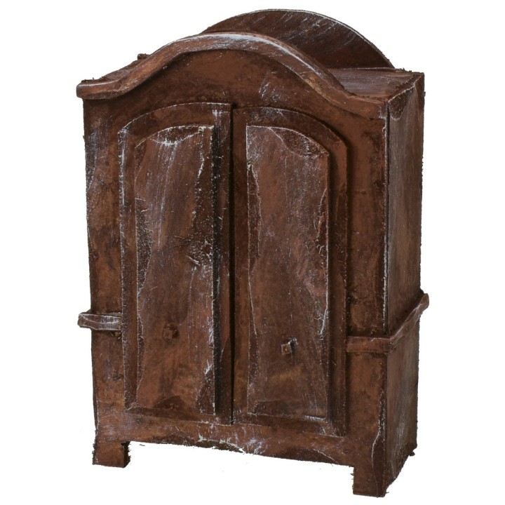 Armadio in legno antichizzato cm 10x5,5x14 h