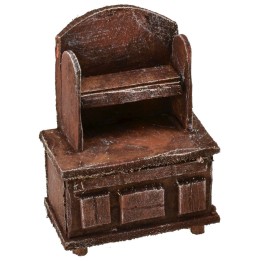 Aparador de madera envejecida cm 5x3x7 h