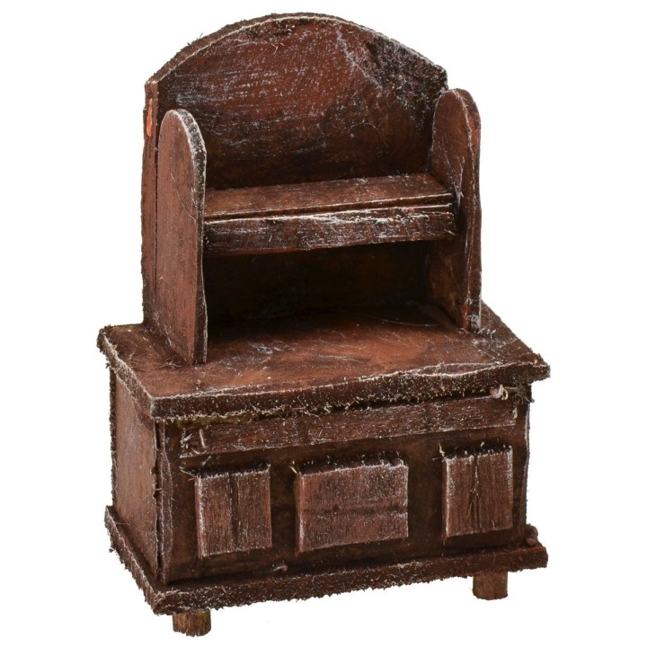 Aparador de madera envejecida cm 5x3x7 h