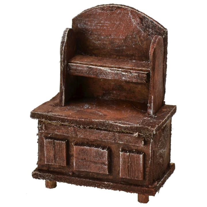 Aparador de madera envejecida cm 5x3x7 h