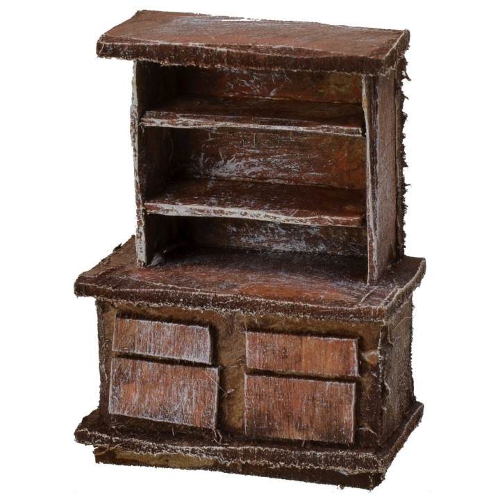 Aparador de madera envejecida cm 5x3x7 h