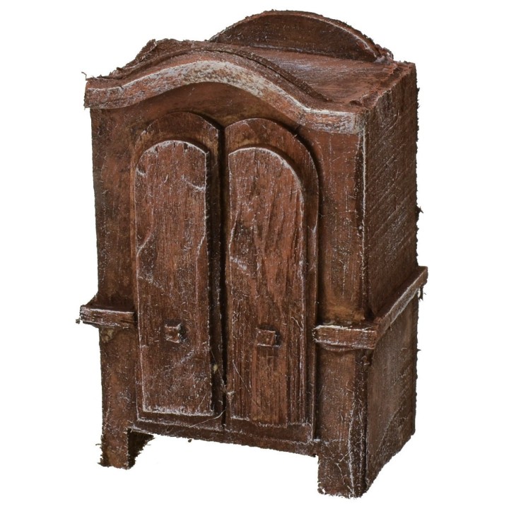 Armario en madera envejecida cm 4,5x3,5x7 h