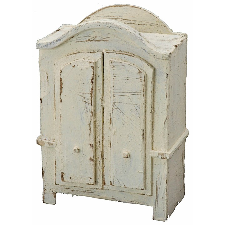 Wardrobe in bleached wood cm 10x5,5x14 h