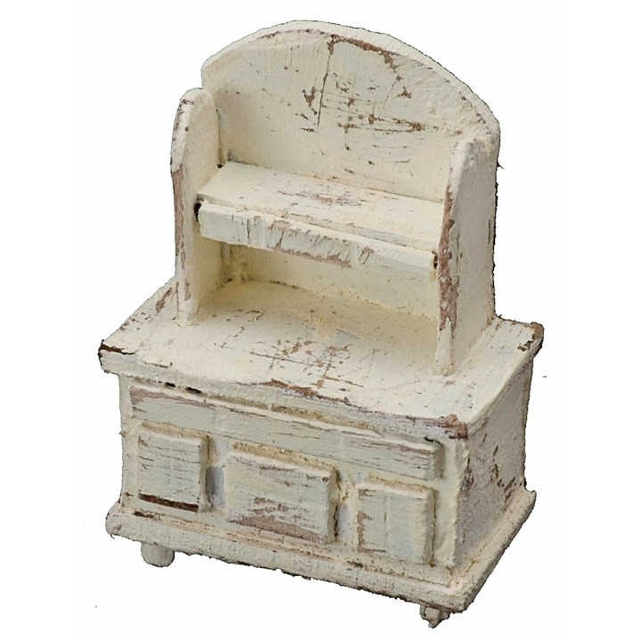 Sideboard in bleached wood cm 5x3x7 h